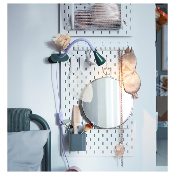 SKÅDIS Hook rack, white