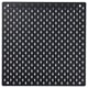 SKÅDIS black pegboard, square, evenly spaced holes, functional design.
