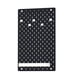 SKÅDIS black pegboard wall organiser with hooks and shelf, rectangular shape.