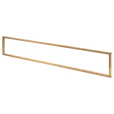 SKYTTA wood ceiling height reducer, simple rectangular shape.