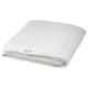 White recycled duvet, rectangular with sturdy stitching. Folded neatly, brand: SMÅSPORRE.