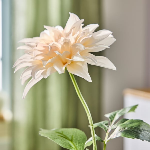 SMYCKA Artificial flower, in/outdoor Dahlia/white, 65 cm