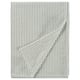 SOLFIBBLA green-white striped sheet set, rectangle, 100% cotton.
