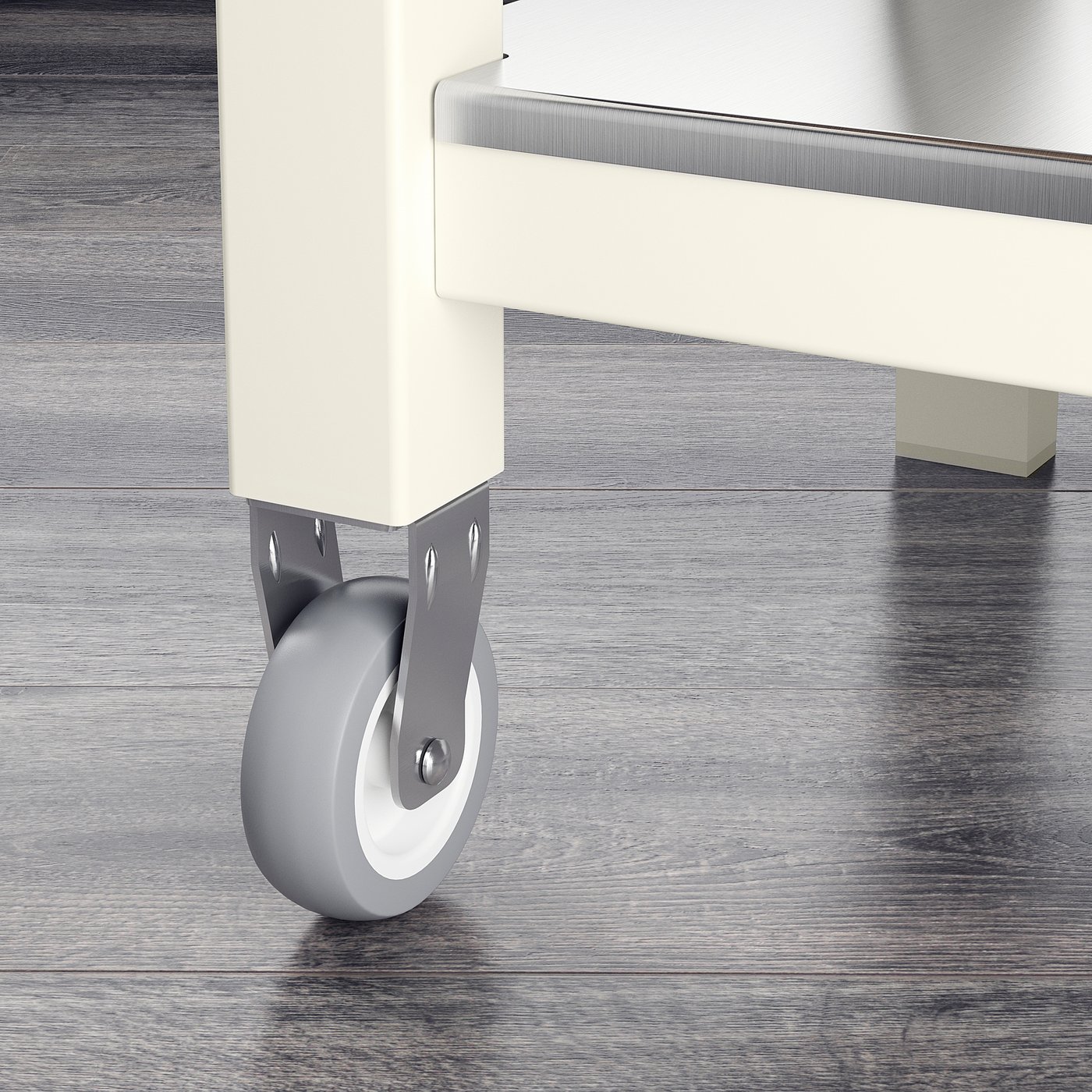 STENSTORP kitchen trolley, white/oak, 45x43x90 cm - IKEA Estonia