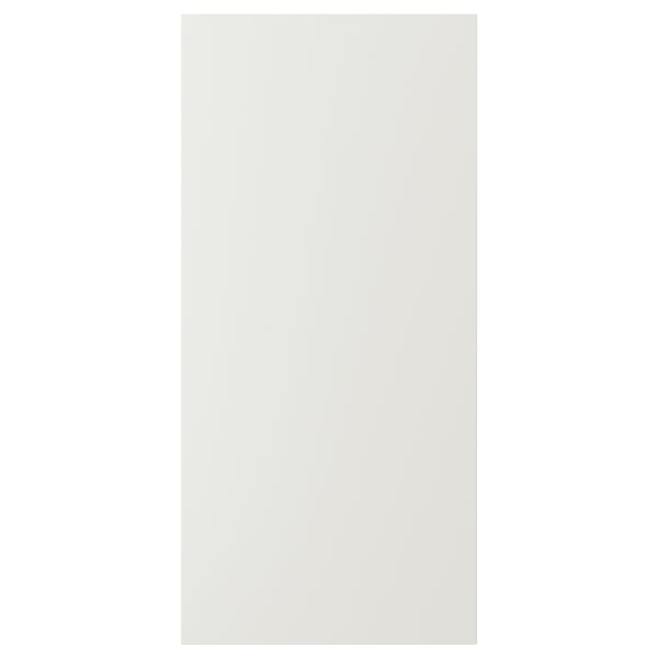 A white rectangular STENSUND cover panel, made of acrylic-painted fiberboard, with a smooth finish.