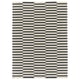 STOCKHOLM 2017 rug, grey/white striped, wool-cotton, rectangular, handwoven.