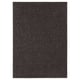 Dark grey STOENSE rug, rectangular, with soft thick pile.