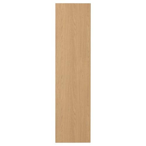Wooden oak panel in STORKLINTA collection for modern wardrobe.
