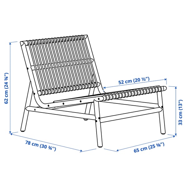 Illustration with measurements for the product: TVARÖ.