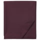 Aaron: flat, folded burgundy ULLVIDE fabric. Smooth, crisp texture, dense weave. Rectangle shape with folded edges.