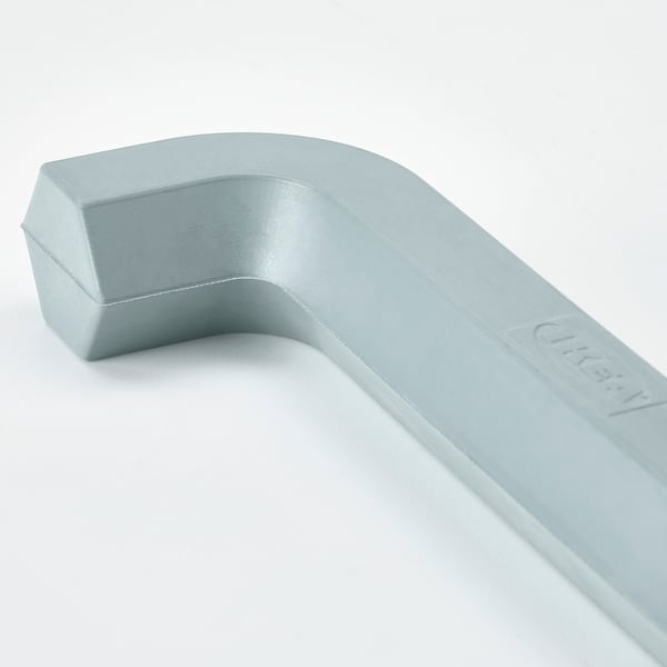 UTSÅDD dog toy, robust natural rubber allen key shape, ideal for chewing, fetching, and playing.