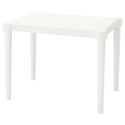 White square kids table, polypropylene, indoor/outdoor.