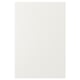 Modern white VEDDINGE kitchen cabinets