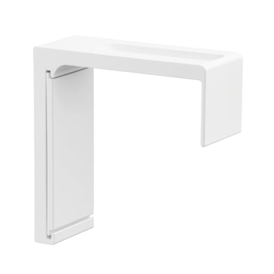 VIDGA wall bracket for curtains, aluminium, minimalist design, light blocker with stopper.