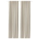 Two VILBORG beige curtains with a rod pocket top, made of 100% recycled polyester.