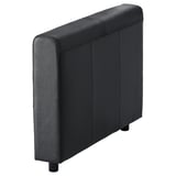 VIMLE sofa, dark grey, modern minimalist design, upholstered in fabric, 3 sections.