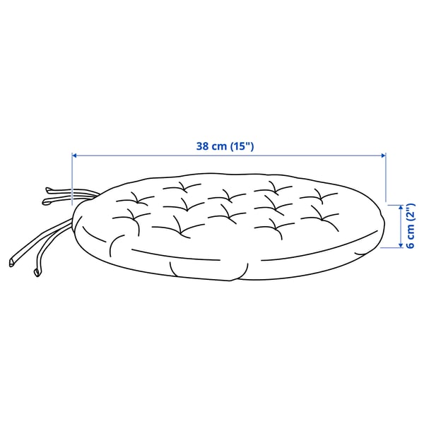 Illustration with measurements for the product: VIPPÄRT.