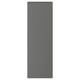 Dark grey rectangular panel, modern minimalist design, smooth surface, flat edges.