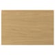 VOXTORP oak finish drawer fronts, modern sleek design with integrated handles, resistant smooth surface.