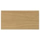 Rectangular wood product, oak finish, smooth surface, simple design.