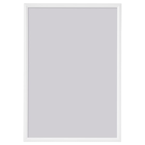 YLLEVAD photo frame, white, plastic, rectangular, simple design.