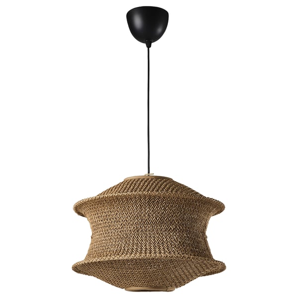 BLÅSTÅNG / HAVSDJUP Laelamp, beež/must, 45 cm