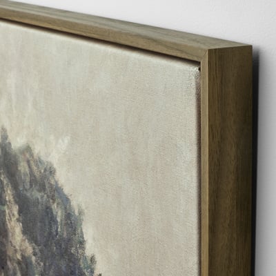 Claude monets maal vees peegelduvatest puudest, raamitud, seinakunst.