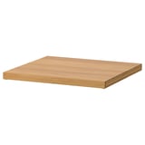 Ikea ELVARLI bambusest riiul, helepruun, ristkülikukujuline, lihtne, vastupidav disain.