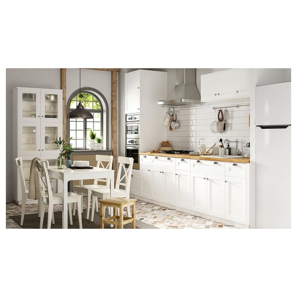 KARLBY Eritellimusel valmistatud tööpind, tamm/spoon, 63.6-125x3.8 cm