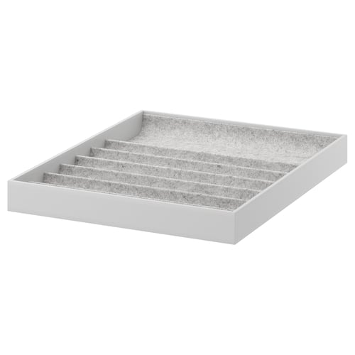 KOMPLEMENT hall vildist sisetükk, ristkülikukujuline, mitme sektsiooniga tarvikute korraldamiseks.