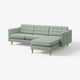 LANDSKRONA 3-kohaline diivan, lamamistooliga/Gunnared heleroheline/puit