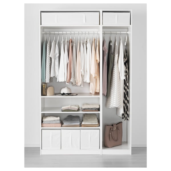 Riidekapp riiete, käekoti, siibritega.