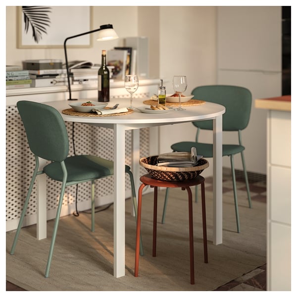 SAMBORD Laualamp, must/valge