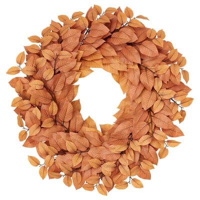 SMYCKA Kunstpärg, tuppa/õue/leht oranž, 75 cm
