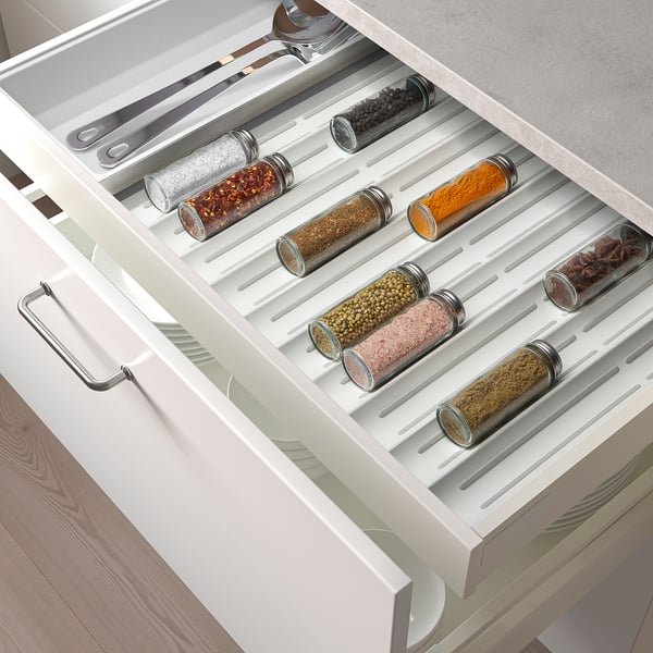 UPPDATERA Maitseainetopside alus, valge, 10x50 cm