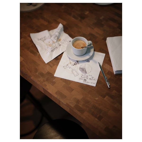 VADHOLMA Köögisaar, must/tamm, 126x79x90 cm