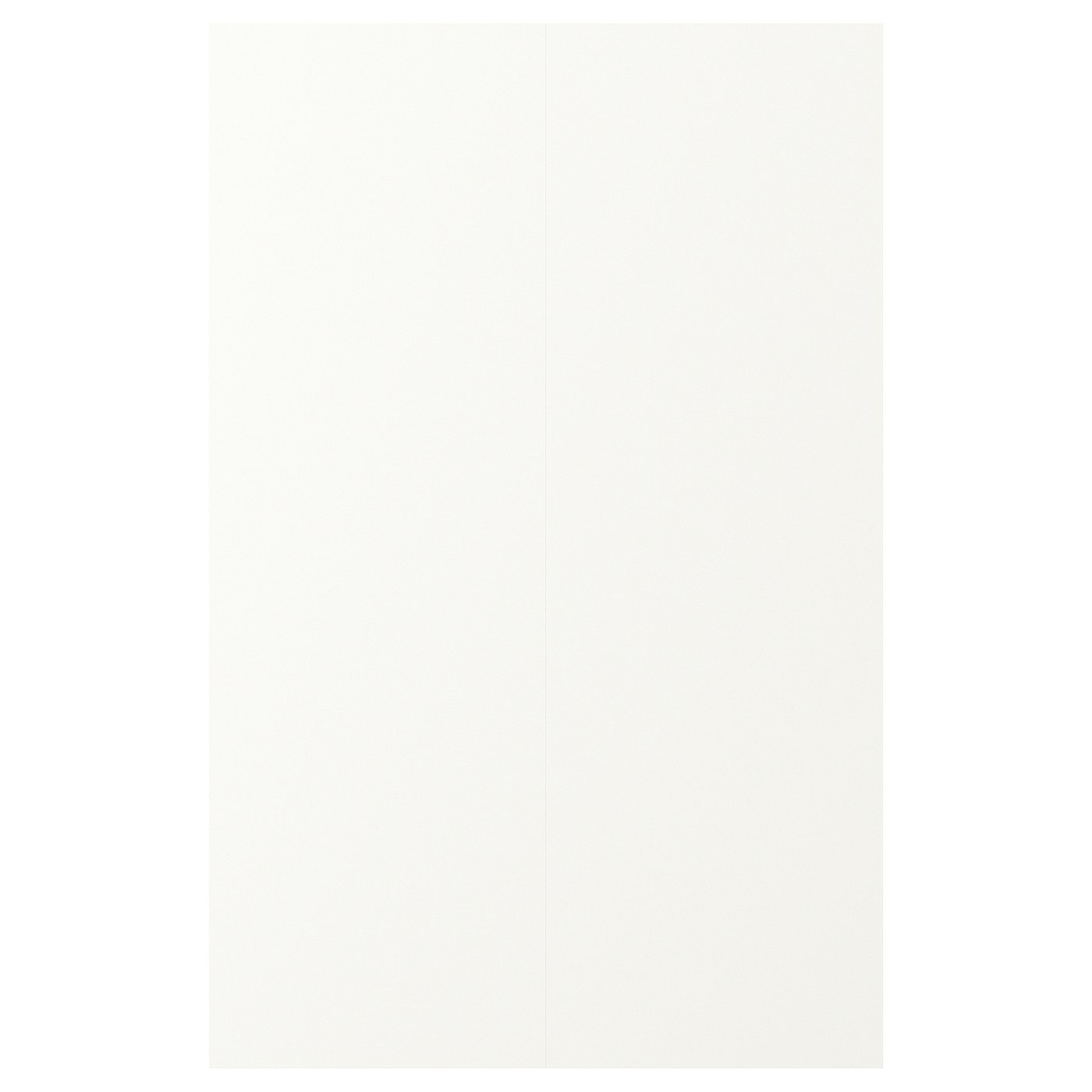 VALLSTENA Nurgapõrandakapi uksed, 2 tk - valge 25x80 cm