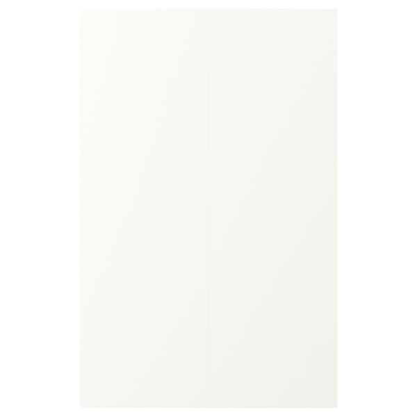 VALLSTENA Nurgapõrandakapi uksed, 2 tk, valge, 25x80 cm