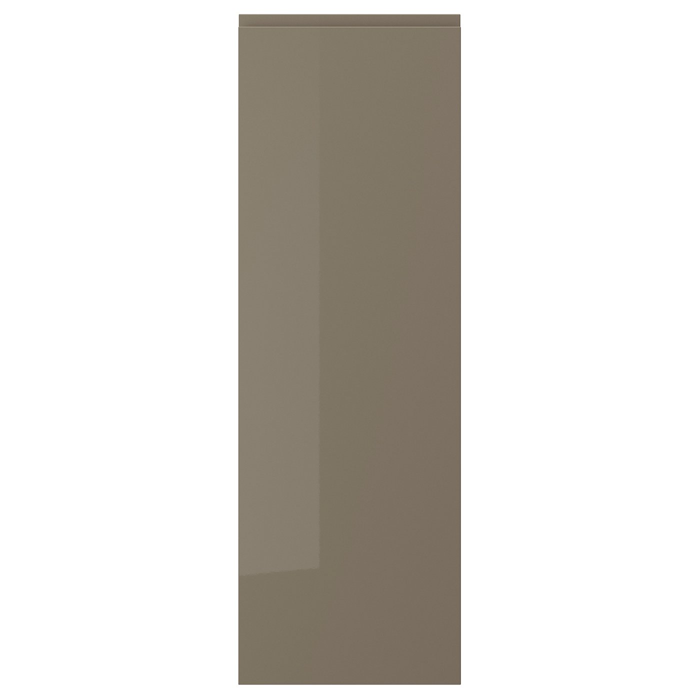 VOXTORP Uks - kõrgläikega tumehall-pruun 40x120 cm