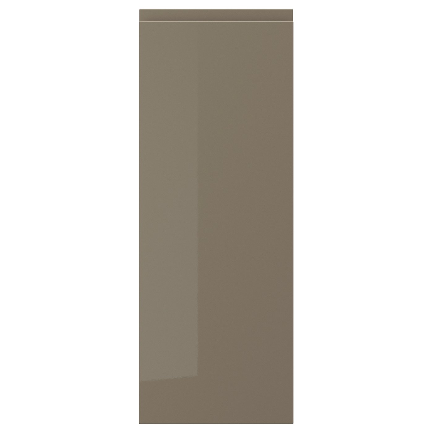 VOXTORP Uks - kõrgläikega tumehall-pruun 30x80 cm
