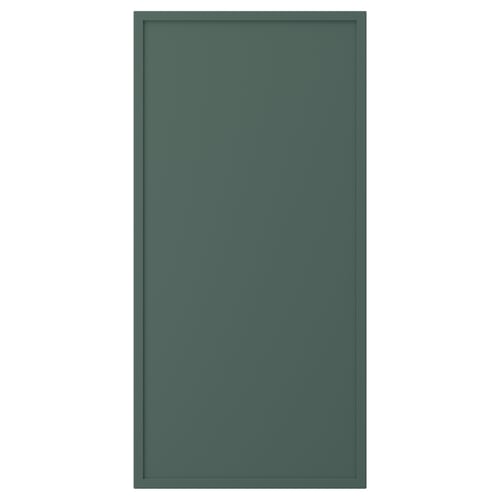 ASPUDDEN Декоративная накладная панель, темный серо-зеленый, 39x80 см