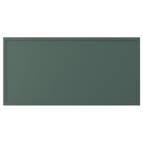 ASPUDDEN Фронтальная панель ящика, темный серо-зеленый, 80x40 см