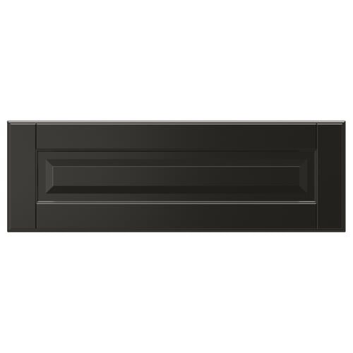 BODBYN Фронтальная панель ящика, чёрный, 60x20 см