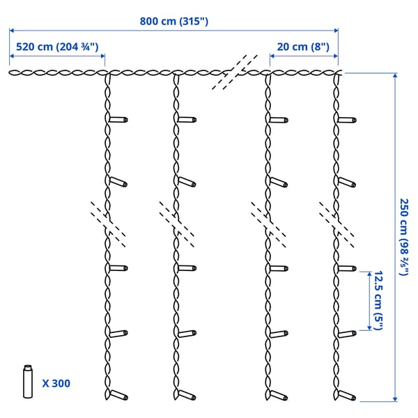 GETKÅL ГЕТКОЛ, для сада, 8 м