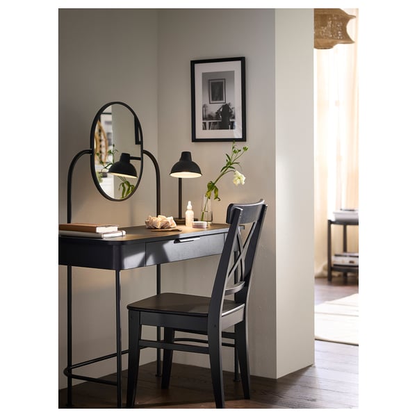 GRÅFJÄLLET Туалетный столик, антрацит, 100x42 см
