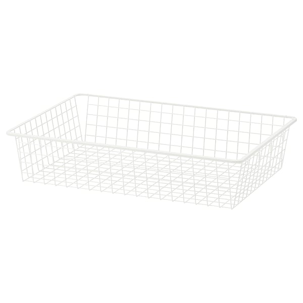 HJÄLPA Проволочная корзина, белый, 80x55 см