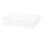 HJÄLPA Проволочная корзина, белый, 80x55 см