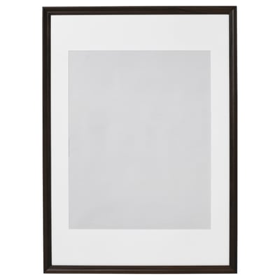KLOTKÖRSBÄR Рама, под дуб/темно-коричневый, 50x70 см