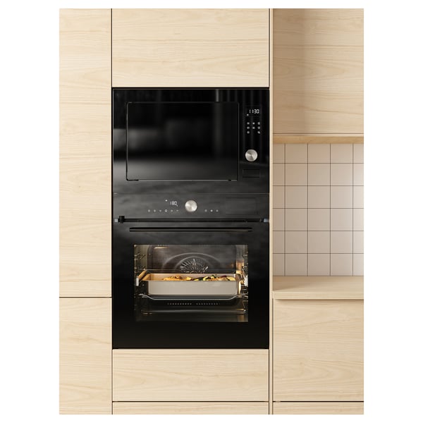 MÅGEBO Микроволновая печь, IKEA 500 чёрный