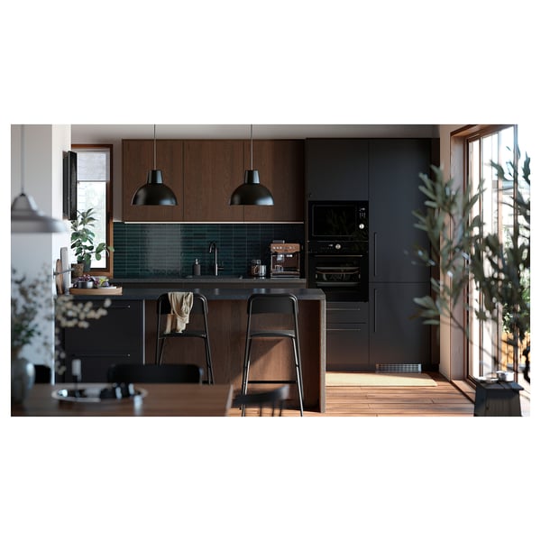 MÅGEBO Микроволновая печь, IKEA 500 чёрный
